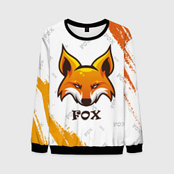 Свитшот мужской FOX, цвет: 3D-черный
