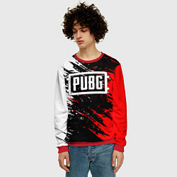 Свитшот мужской PUBG, цвет: 3D-красный — фото 2