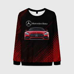 Свитшот мужской Mercedes Benz AMG, цвет: 3D-черный