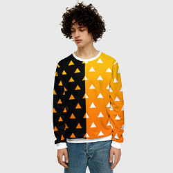 Свитшот мужской ZENITSU ЗЕНИТСУ КИМОНО, цвет: 3D-белый — фото 2