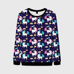 Мужской свитшот Unicorn pattern