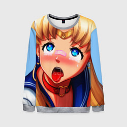 Свитшот мужской SAILOR MOON AHEGAO, цвет: 3D-меланж