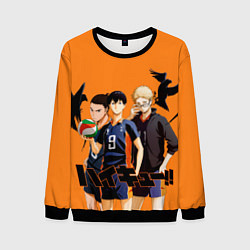 Свитшот мужской Haikyu Team, цвет: 3D-черный