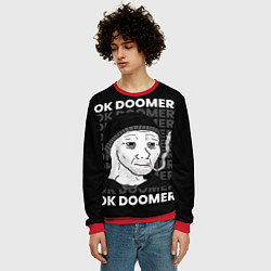 Свитшот мужской OK DOOMER, цвет: 3D-красный — фото 2