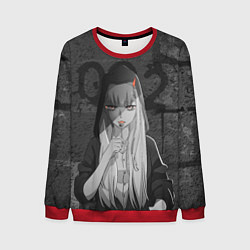 Свитшот мужской Zero Two, цвет: 3D-красный