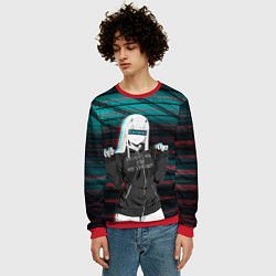 Свитшот мужской Zero Two Senpai, цвет: 3D-красный — фото 2