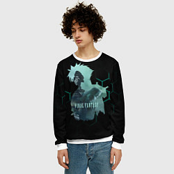 Свитшот мужской Final Fantasy VII Remake, цвет: 3D-белый — фото 2