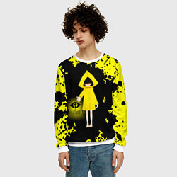 Свитшот мужской Little NightmaresШестая, цвет: 3D-белый — фото 2