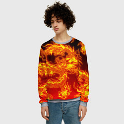 Свитшот мужской ДРАКОН, цвет: 3D-меланж — фото 2