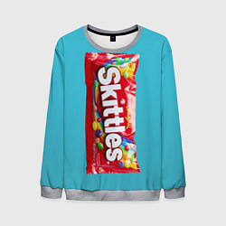 Свитшот мужской Skittles original, цвет: 3D-меланж