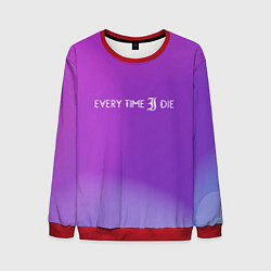 Свитшот мужской Every time i die, цвет: 3D-красный