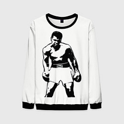 Свитшот мужской The Greatest Muhammad Ali, цвет: 3D-черный