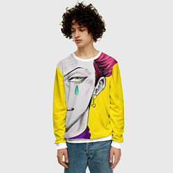 Свитшот мужской Hunter x Hunter Хисока, цвет: 3D-белый — фото 2