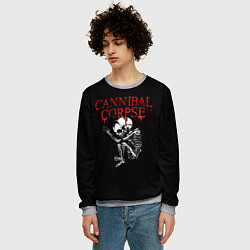 Свитшот мужской Cannibal Corpse 1, цвет: 3D-меланж — фото 2