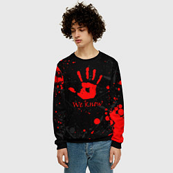 Свитшот мужской WE KNOW TES, цвет: 3D-черный — фото 2