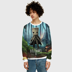 Свитшот мужской Little Nightmares 2, цвет: 3D-белый — фото 2