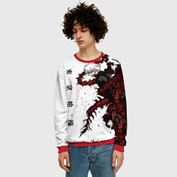 Свитшот мужской Какуджа Токийский гуль, цвет: 3D-красный — фото 2