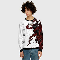 Свитшот мужской Какуджа Токийский гуль, цвет: 3D-черный — фото 2