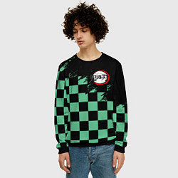 Свитшот мужской TANJIRO KAMADO ТАНДЖИРО, цвет: 3D-черный — фото 2