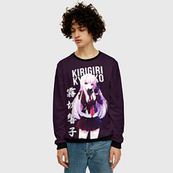 Свитшот мужской Kyoko Kirigiri Кёко Киригири, цвет: 3D-черный — фото 2