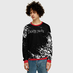 Свитшот мужской DEATH NOTE ТЕТРАДЬ СМЕРТИ, цвет: 3D-красный — фото 2