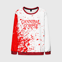 Свитшот мужской Cannibal corpse, цвет: 3D-красный