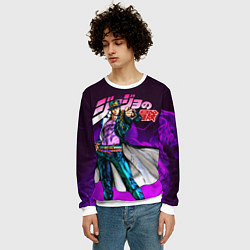 Свитшот мужской JOJOS BIZARRE ADVENTURE, цвет: 3D-белый — фото 2