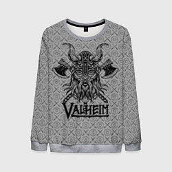 Свитшот мужской Valheim Viking dark, цвет: 3D-меланж