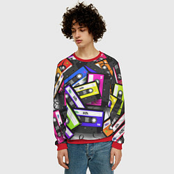 Свитшот мужской OLD SCHOOL, цвет: 3D-красный — фото 2