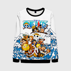 Свитшот мужской ONE PIECE ВАН ПИС МОРЕ, цвет: 3D-черный