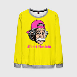 Свитшот мужской Albert Einstein, цвет: 3D-меланж