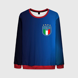 Свитшот мужской Сборная Италии, цвет: 3D-красный