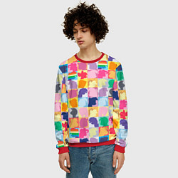 Свитшот мужской Команда пони, цвет: 3D-красный — фото 2