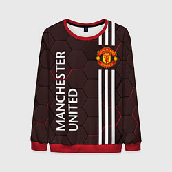 Свитшот мужской МАНЧЕСТЕР MANCHESTER ПЛИТЫ, цвет: 3D-красный