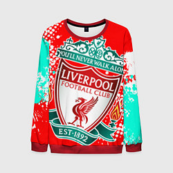 Свитшот мужской LIVERPOOL ЛИВЕРПУЛЬ, цвет: 3D-красный