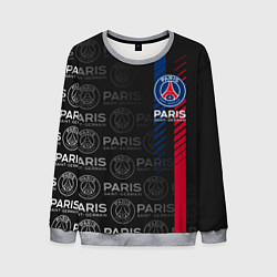 Свитшот мужской ФК ПСЖ PARIS SAINT GERMAIN, цвет: 3D-меланж