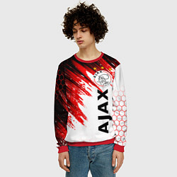 Свитшот мужской FC AJAX AMSTERDAM ФК АЯКС, цвет: 3D-красный — фото 2