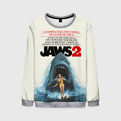 Свитшот мужской Jaws 2, цвет: 3D-меланж