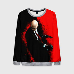 Свитшот мужской Hitman splash, цвет: 3D-меланж