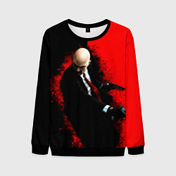 Свитшот мужской Hitman splash, цвет: 3D-черный