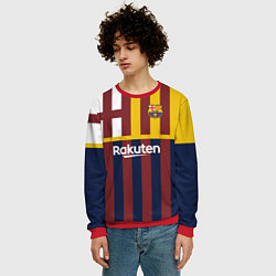 Свитшот мужской BARCELONA FC БАРСЕЛОНА ФК BARCA, цвет: 3D-красный — фото 2