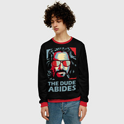 Свитшот мужской The Dude Abides Лебовски, цвет: 3D-красный — фото 2