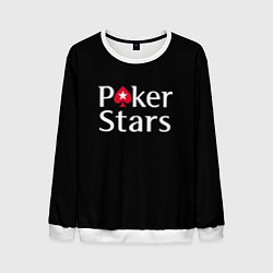 Свитшот мужской Poker Stars, цвет: 3D-белый