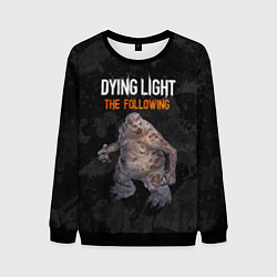 Свитшот мужской Dying light мутант, цвет: 3D-черный