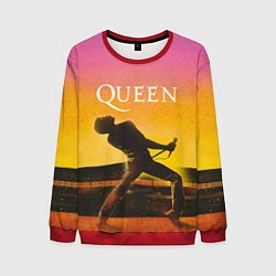 Свитшот мужской Queen Freddie Mercury Z, цвет: 3D-красный