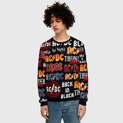 Свитшот мужской AC DC LOGOBOMBING, цвет: 3D-черный — фото 2