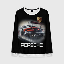 Свитшот мужской PORSHE, цвет: 3D-белый