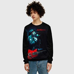 Свитшот мужской Агата Кристи Глеб Самойлов, цвет: 3D-черный — фото 2