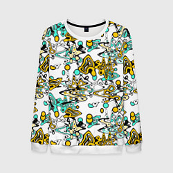 Мужской свитшот Абстрактный современный узор в стиле граффити