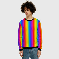 Свитшот мужской Color gradient, цвет: 3D-черный — фото 2